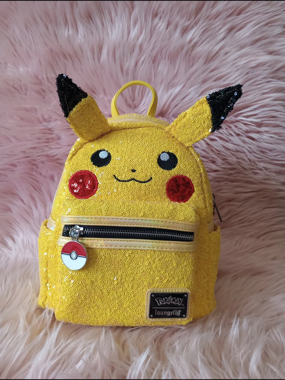 Pokémon Sequin Pikachu Cosplay Mini Backpack